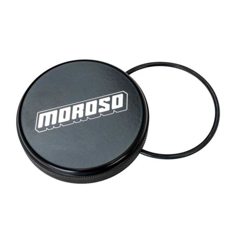 Moroso Replacement Cap Dry Sump Tank - Black w/Logo Dry Sump Oil Tanks Moroso