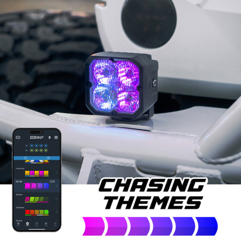 XKGlow XKmax RGBW Addressable Cube Light Kit - Driving Beam Light Bars & Cubes XKGLOW