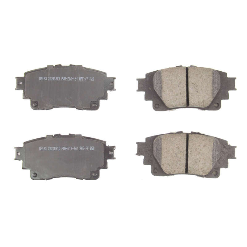 Power Stop 2019 Toyota Corolla Rear Z16 Evolution Ceramic Brake Pads Brake Pads - OE PowerStop