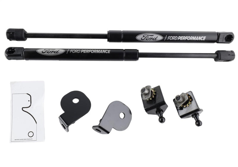 Ford Racing 15-23 Ford Mustang Hood Lift Kit w/Laser Engraving Ford Logo (Excl GT350/GT350R) Hood Struts Ford Racing
