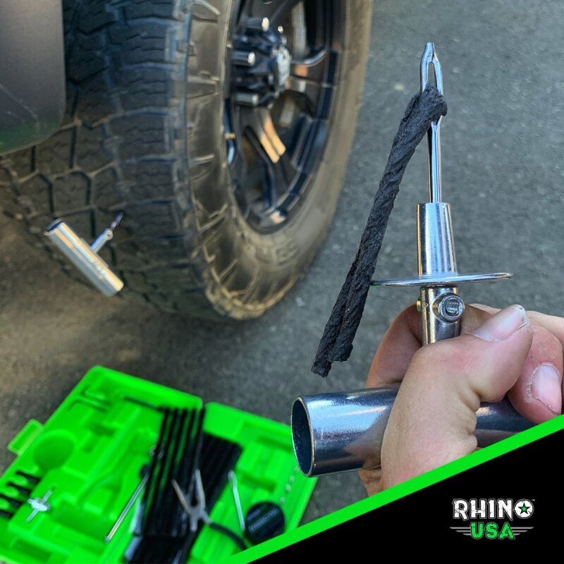 Rhino USA Tire Repair Plug Kit, 86 Pieces Tire Pressure Sensors Rhino USA
