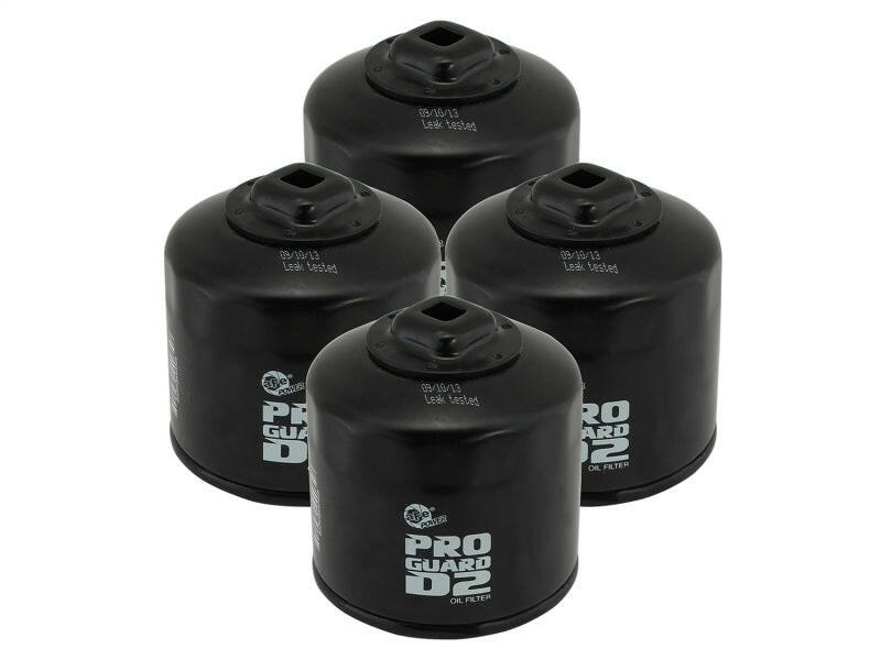 aFe Pro GUARD D2 Oil Filter 13-17 Scion FR-S / Subaru BRZ H4-2.0L (4 Pack) Oil Filters aFe