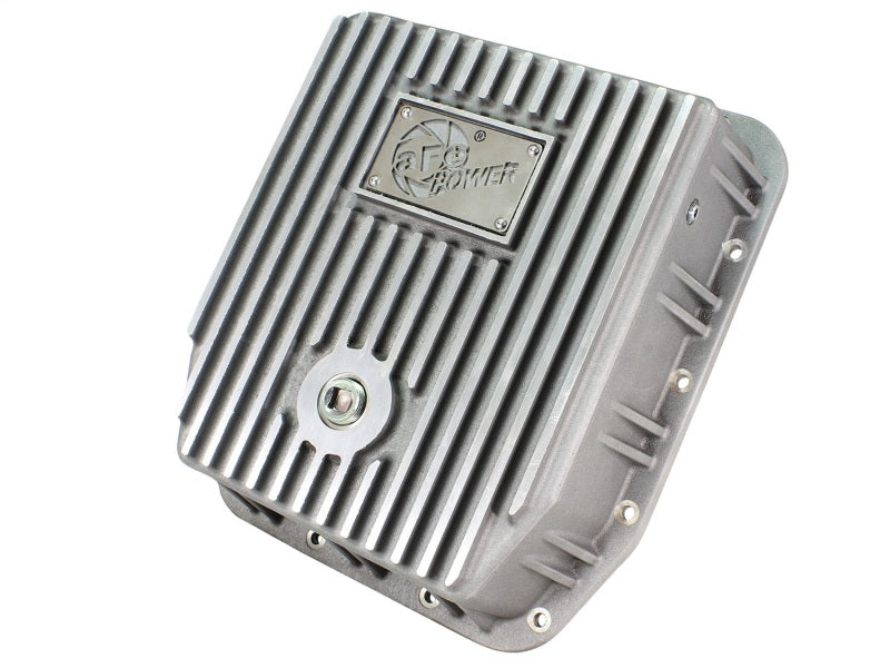 aFe Transmission Pan (Raw); Ford Trucks 93-08 AODE/4R70W Diff Covers aFe