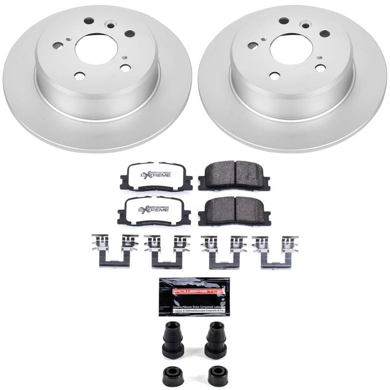 Power Stop 01-03 Toyota Highlander Rear Z36 Coated Truck & Tow Brake Kit Brake Kits - Performance Blank PowerStop