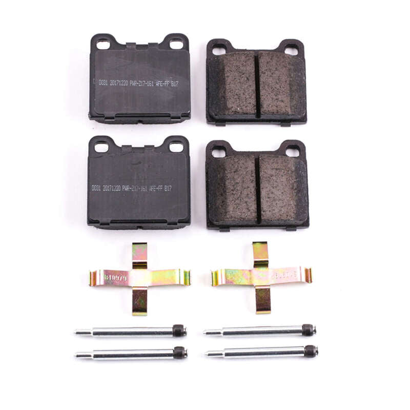 Power Stop 88-91 Mercedes-Benz 300SE Rear Z17 Evolution Ceramic Brake Pads w/Hardware Brake Pads - OE PowerStop