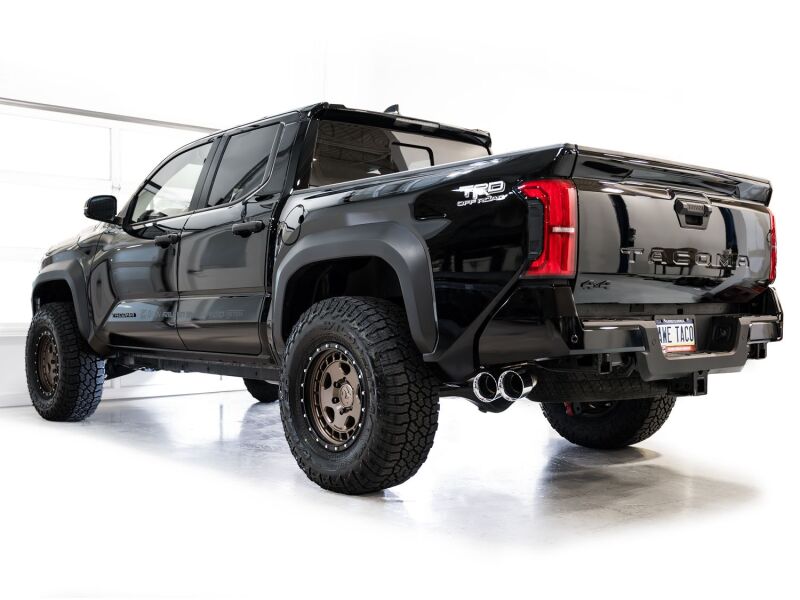 AWE Exhaust for 4th Gen Toyota Tacoma Dual Chrome Silver Tips Catback AWE Tuning