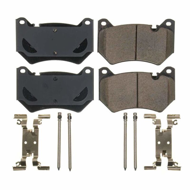 Power Stop 18-22 Audi Q5 Front Z17 Evo Ceramic Brake Pads w/Hardware Brake Pads - OE PowerStop