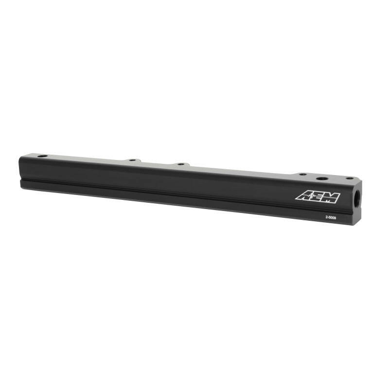 AEM 96-00 Civic CX/DX/LX/EX & 96-97 Del Sol S/Si Black Fuel Rail Fuel Rails AEM