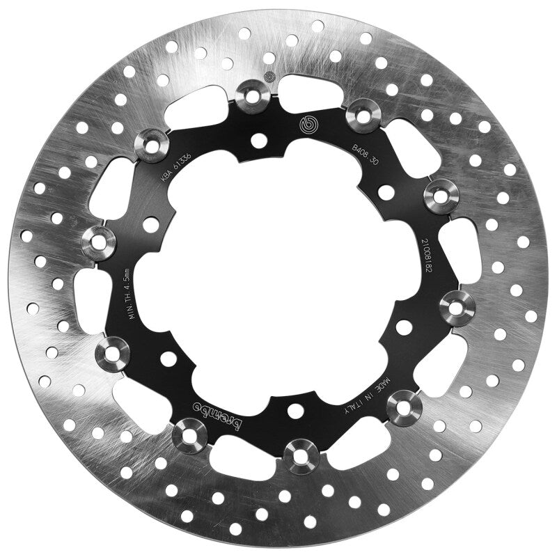 Brembo OE 05-06 Yamaha DT X Supermotard 125CC/05-06 XJ N 600CC 298x5mm Brake Disc - Front Floating Brake Rotors - Slotted Brembo OE