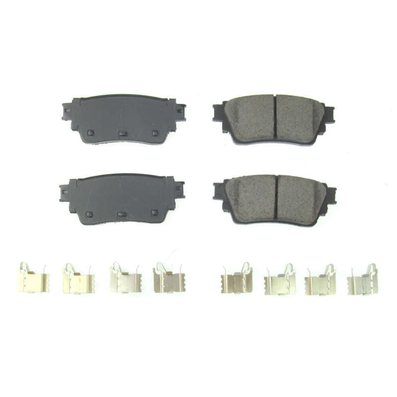 Power Stop 2019 Nissan Altima Rear Z17 Evolution Ceramic Brake Pads w/Hardware Brake Pads - OE PowerStop