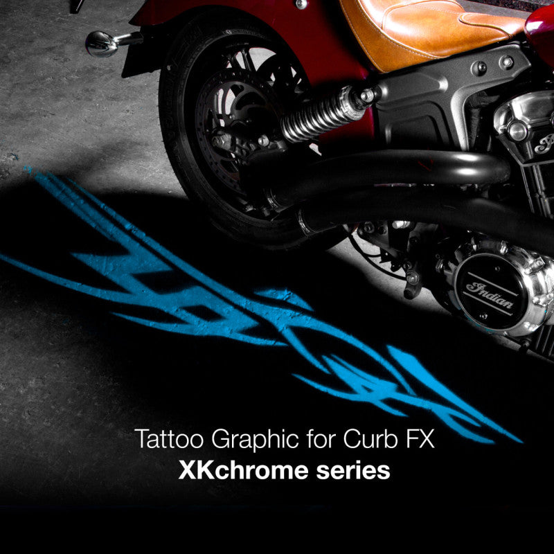XK Glow 2pc CurbFX Film+Optic Tatoo Style Light Accessories and Wiring XKGLOW