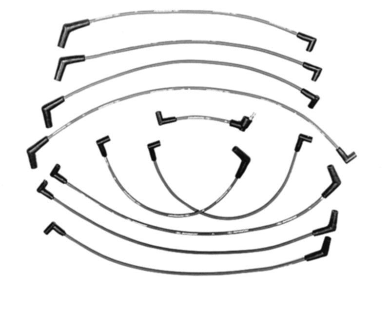 Ford Racing 9mm Spark Plug Wire Sets - Blue Spark Plug Wire Sets Ford Racing