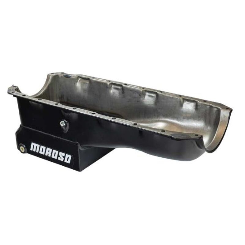 Moroso BBC Mark IV 8in Deep Stroker Oil Pan w/Sump Tray Oil Pans Moroso