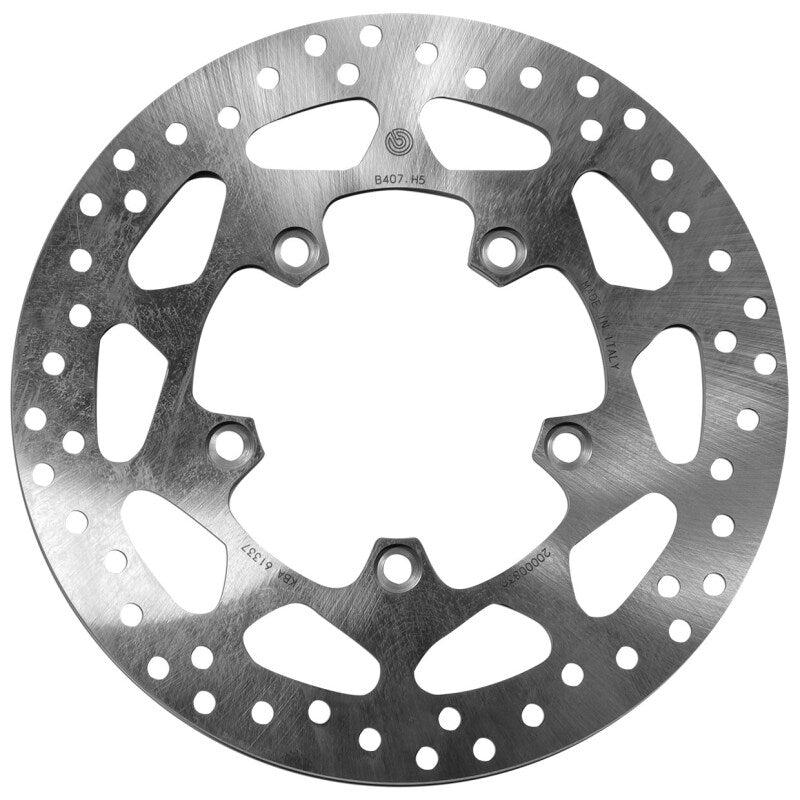 Brembo OE 12-17 Triumph Tiger Explorer 1200cc 282x5mm Brake Disc - Rear Fixed Brake Rotors - Slotted Brembo OE