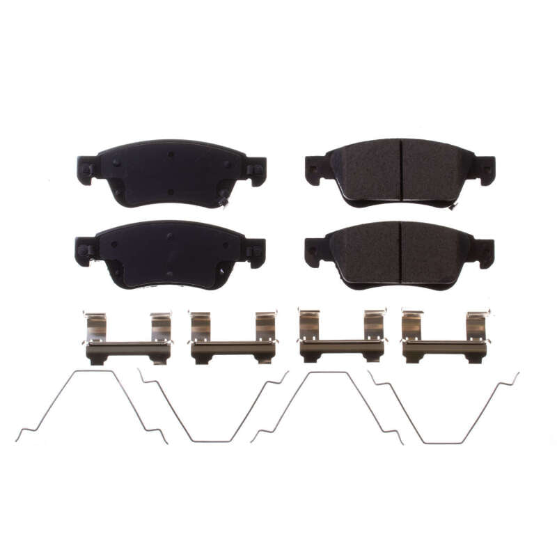 Power Stop 07-08 Infiniti G35 Front Z17 Evolution Ceramic Brake Pads w/Hardware Brake Pads - OE PowerStop