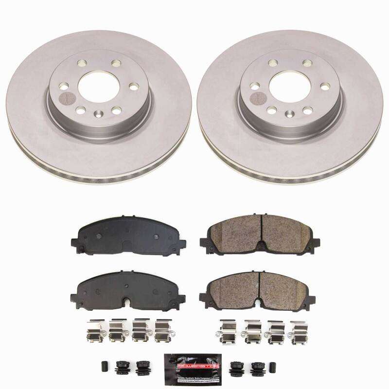 Power Stop 21-22 Chevrolet Colorado Front Z23 Coated Brake Kit Brake Kits - Performance D&S PowerStop