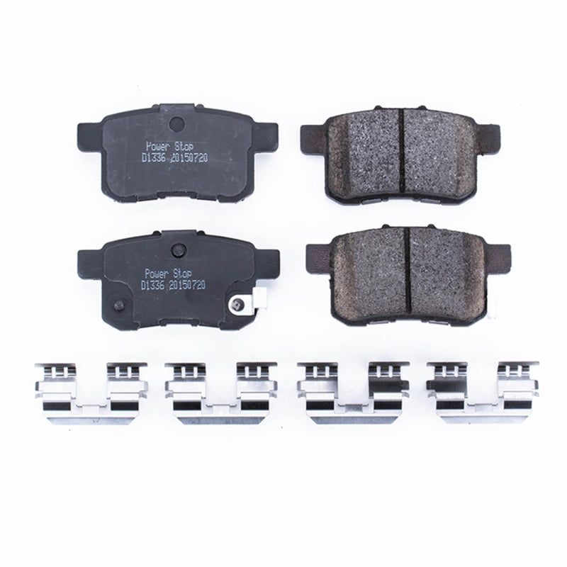 Power Stop 09-10 Acura TSX Rear Z17 Evolution Ceramic Brake Pads w/Hardware Brake Pads - OE PowerStop