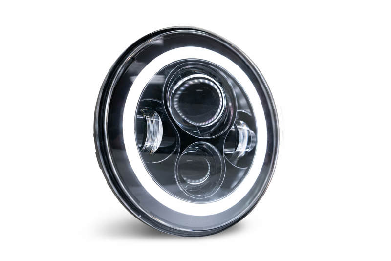 DV8 Offroad 07-18 Jeep Wrangler JK LED Projector Headlights w/ Angel Eyes Headlights DV8 Offroad