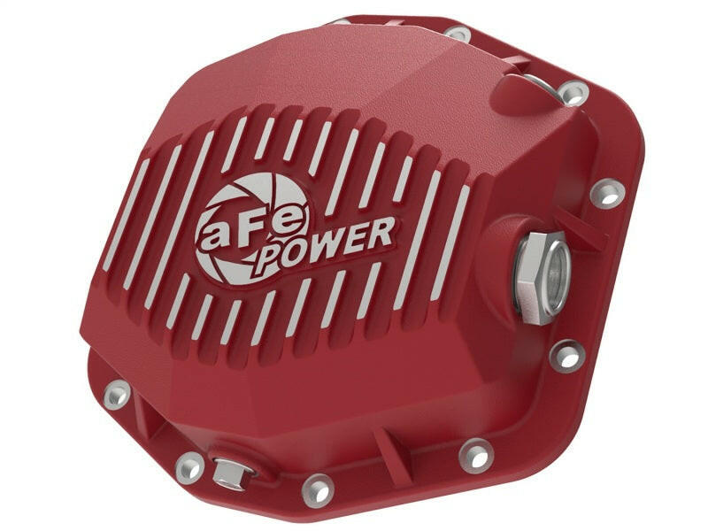aFe Pro Series Rear Differential Cover Red 2018+ Jeep Wrangler (JL) V6 3.6L (Dana M220) Diff Covers aFe