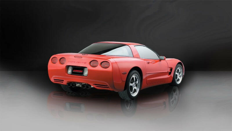 Corsa 1997-2004 Chevrolet Corvette C5 Z06 5.7L V8 Xtreme Axle-Back Exhaust w/ Black Tips Axle Back CORSA Performance