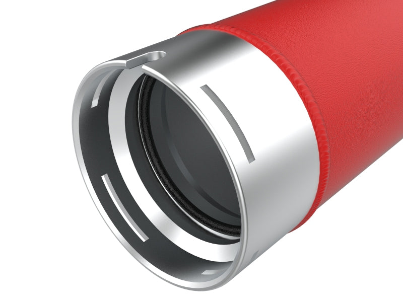 aFe 23-25 Ford F250/F350 Super Duty V8-6.7L BladeRunner Aluminum Hot & Cold Charge Pipe Kit - Red Intercoolers aFe