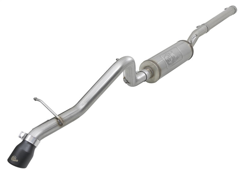 aFe MACH Force-Xp 2-1/2in 409 SS Hi-Tuck Cat-Back Exhaust w/Black Tip 07+ Jeep Wrangler JK 3.6L/3.8L Catback aFe