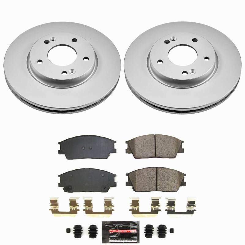 Power Stop 20-25 Hyundai Venue Front Z23 Coated Brake Kit Brake Kits - Performance D&S PowerStop