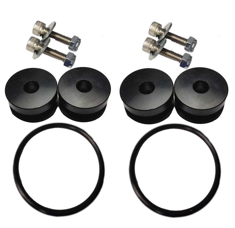 Torque Solution Billet Bumper Quick Release Kit (Black): Universal Quick Release Adapters Torque Solution