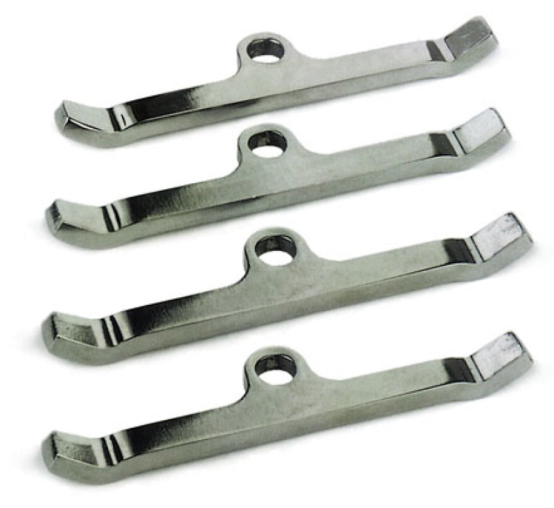 Moroso Ford Valve Cover Hold Downs - Steel - Chrome Plated - Set of 4 Valve Covers Moroso
