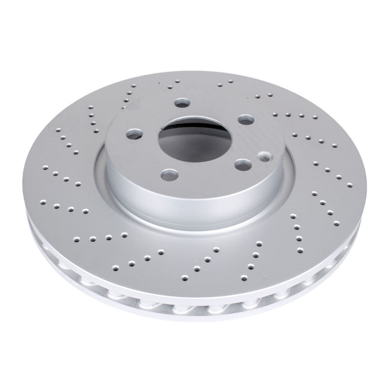 Power Stop 2014 Mercedes-Benz C300 Front Evolution High Carbon Geomet Coated Rotor Brake Rotors - OE - Cryo PowerStop