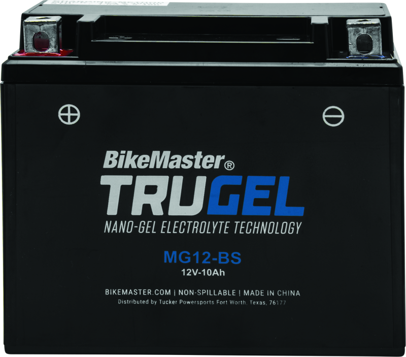 BikeMaster TruGel Battery - MG12-BS Batteries BikeMaster
