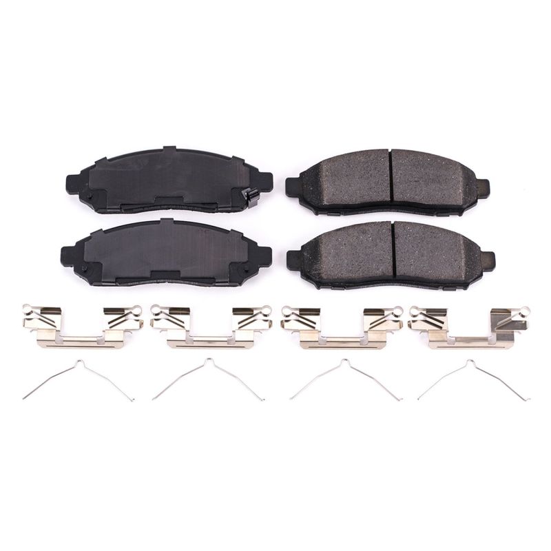 Power Stop 16-18 Chevrolet City Express Front Z17 Evolution Ceramic Brake Pads w/Hardware Brake Pads - OE PowerStop