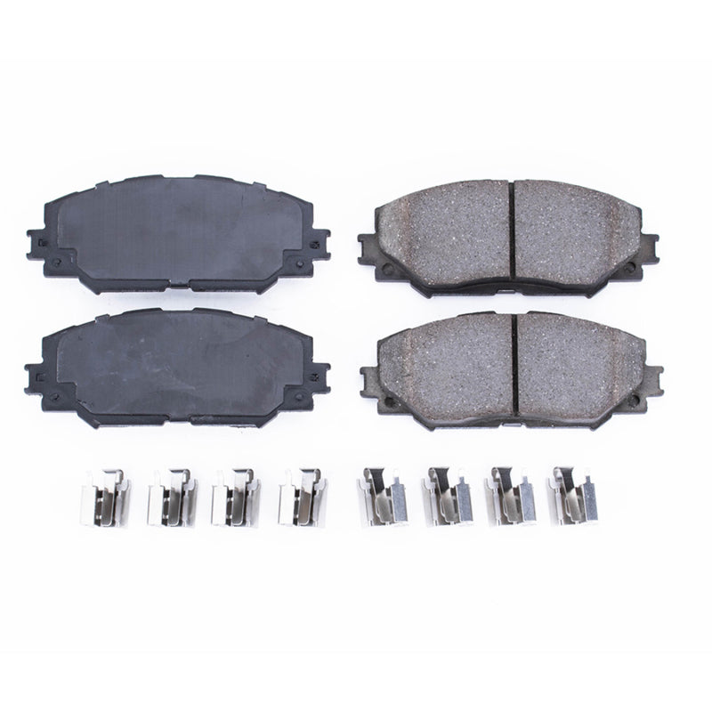Power Stop 10-12 Lexus HS250h Front Z17 Evolution Ceramic Brake Pads w/Hardware Brake Pads - OE PowerStop