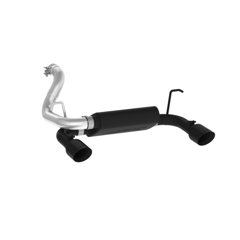 MBRP 2018+ Jeep Wrangler (JL) 3.6L V6 Dual Rear Exit Axle Back BLK Exhaust System Axle Back MBRP