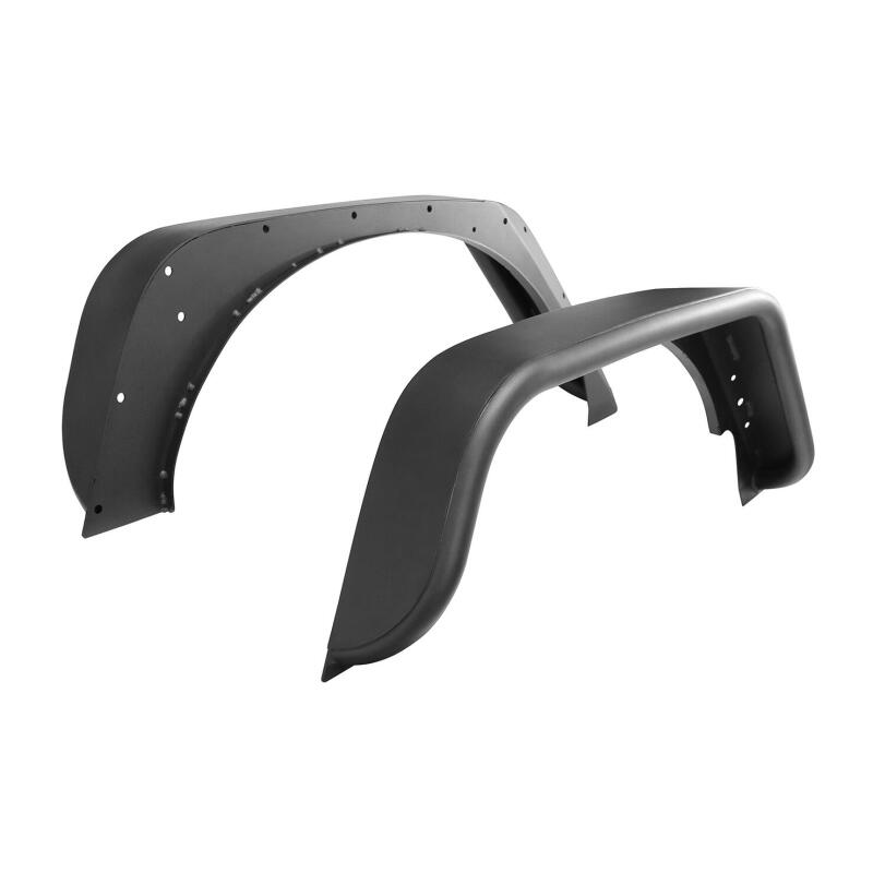 Westin/Snyper 18-20 Jeep Wrangler Tube Fenders - Rear - Textured Black Fenders Westin