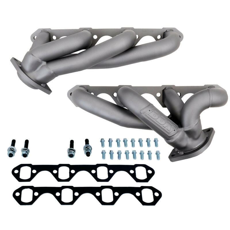 BBK 87-95 Ford F150 Truck 5.0 302 Shorty Unequal Length Exhaust Headers - 1-5/8 Titanium Ceramic Headers & Manifolds BBK