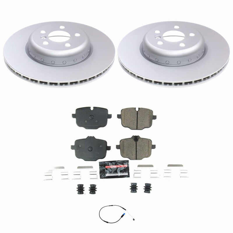 Power Stop 19-25 BMW X4 Rear Z23 Coated Brake Kit Brake Kits - Performance D&S PowerStop