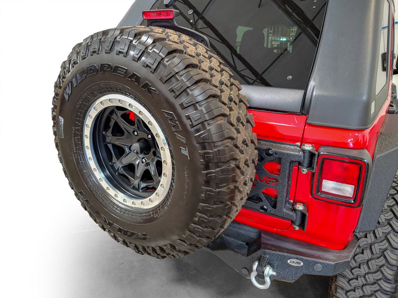 DV8 Offroad 2018+ Jeep Wrangler Tire Carrier Chase Racks DV8 Offroad