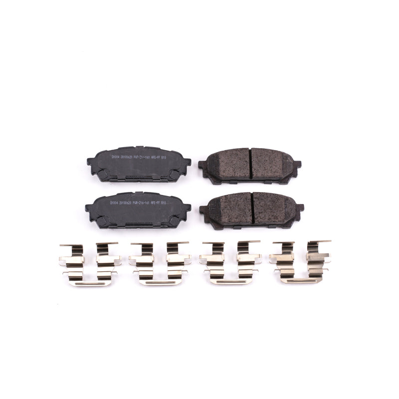 Power Stop 05-06 Saab 9-2X Rear Z17 Evolution Ceramic Brake Pads w/Hardware Brake Pads - OE PowerStop