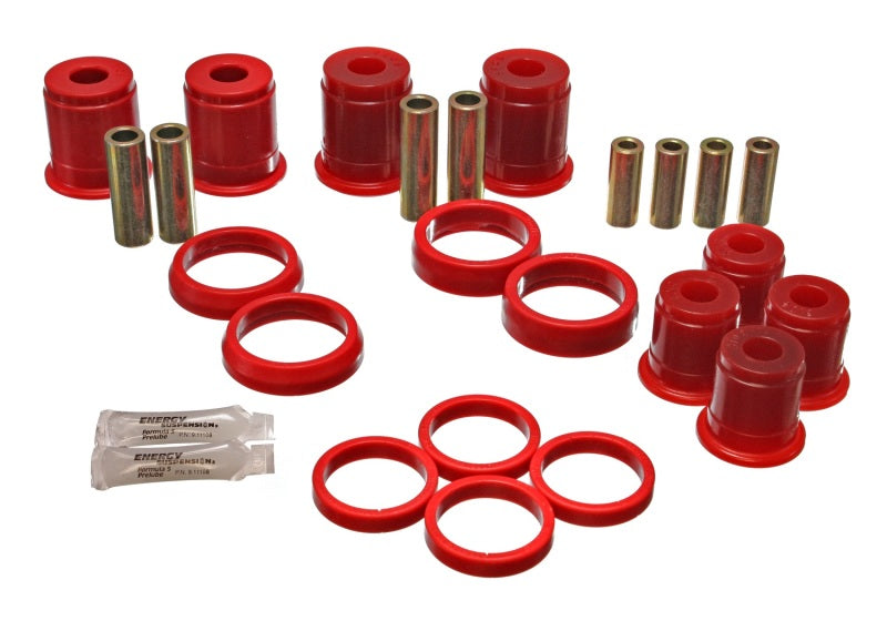 Energy Suspension 93-98 Jeep Grand Cherokee Red Frt Control Arm Bushings-Must reuse OEM Outer Shells Bushing Kits Energy Suspension