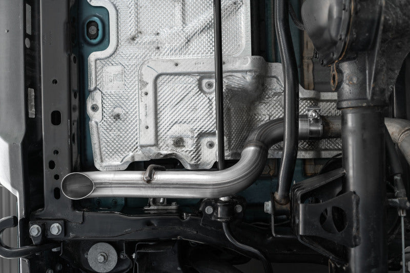 MBRP 2.5in Axle Back Muffler Bypass Pipe 18-20 Jeep Wrangler JL 2DR/4DR 3.6L T409 Muffler Delete Pipes MBRP