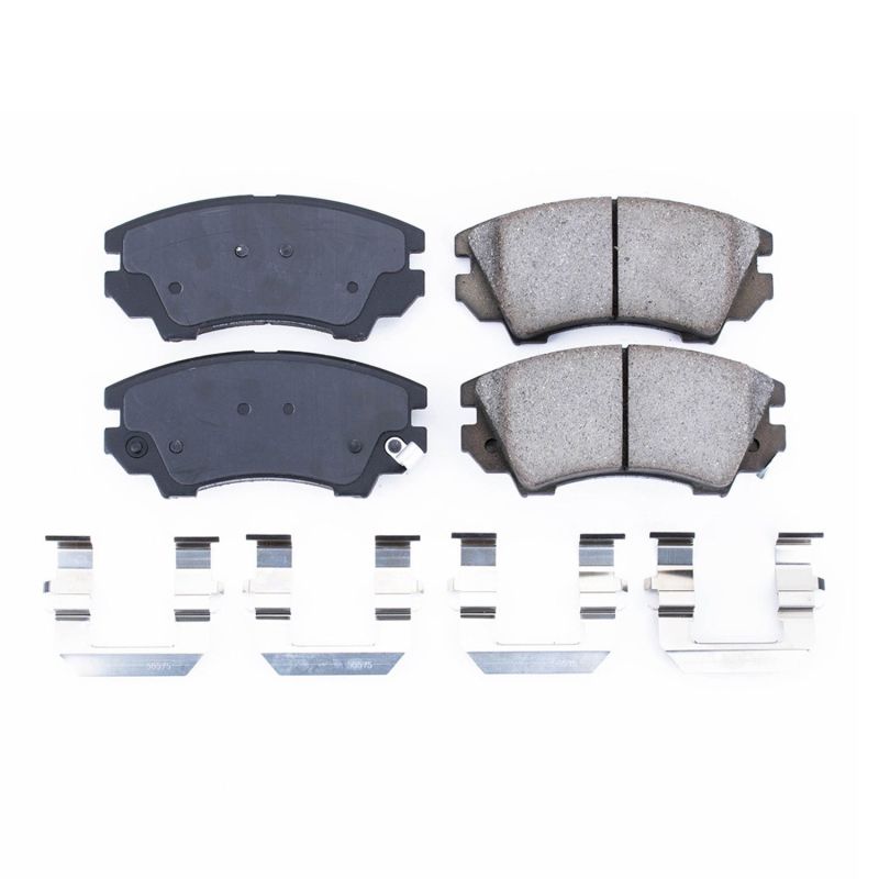 Power Stop 2017 Buick Regal Front Z17 Evolution Ceramic Brake Pads w/Hardware Brake Pads - OE PowerStop