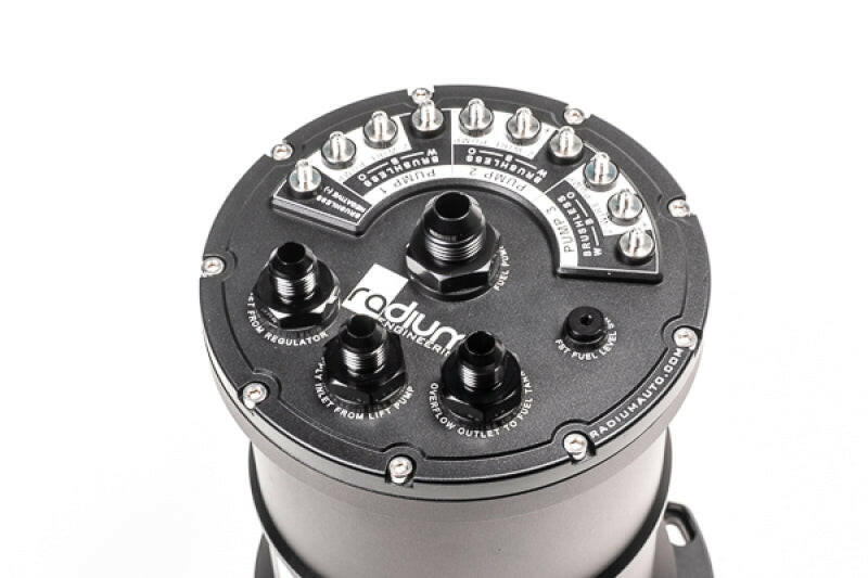 Radium Multi-Pump Fuel Surge Tank Fits Bosch BR540 / Deatschwerks DW400 (Pumps Not Included) Surge Tanks Radium Engineering