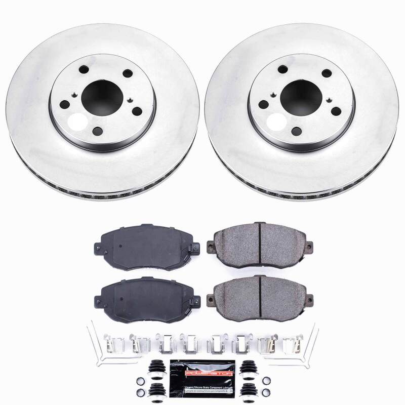 Power Stop 93-05 Lexus GS300 Front Z23 Coated Brake Kit Brake Kits - Performance D&S PowerStop