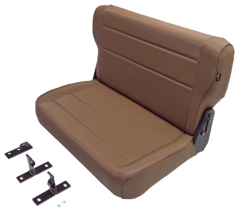 Rugged Ridge Fold & Tumble Rear Seat Spice 76-95 Jeep CJ / Jeep Wrangler Seat Releases Rugged Ridge