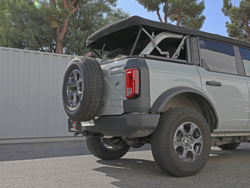 aFe Apollo GT 3in 409 SS Cat-Back Exhaust 2021 Ford Bronco L4-2.3L (t)/V6-2.7L (tt) w/ Black Tip Catback aFe