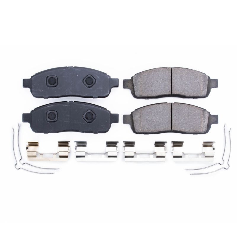 Power Stop 2009 Ford F-150 Front Z17 Evolution Ceramic Brake Pads w/Hardware Brake Pads - OE PowerStop