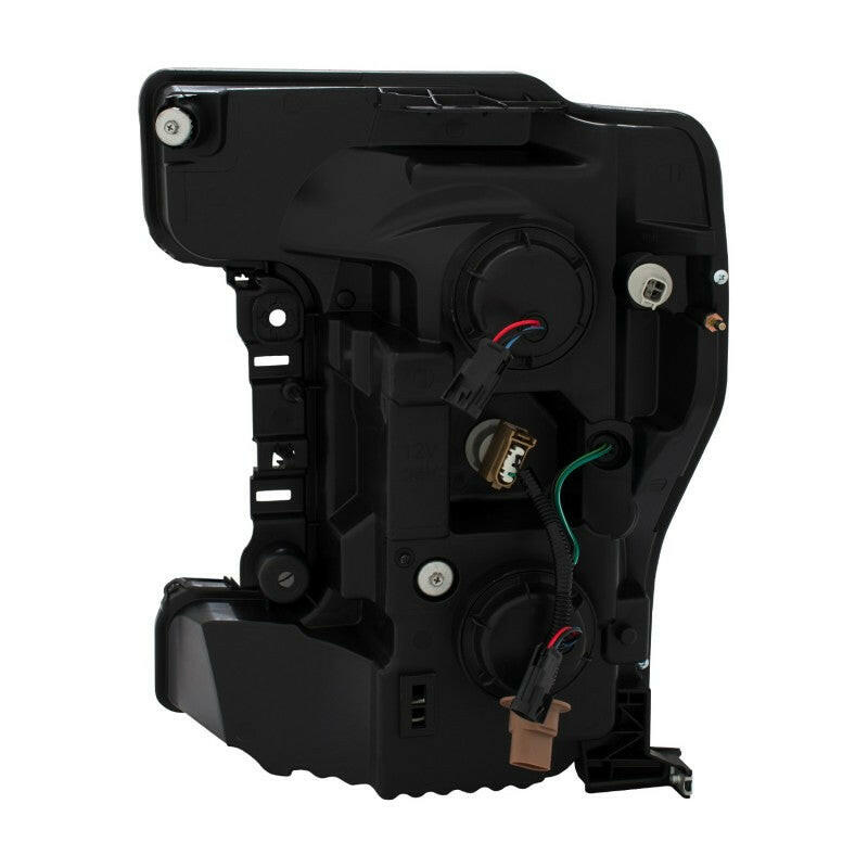 ANZO LED Headlights 17-18 Ford F-250 Super Duty Plank-Style L.E.D. Headlight Black (Pair) Headlights ANZO