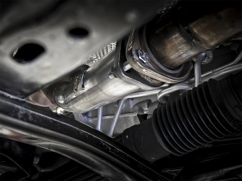 aFe Twisted Steel 2in Stainless Steel Loop Delete Down-Pipe 2018+ Jeep Wrangler (JL) V6 3.6L Downpipes aFe