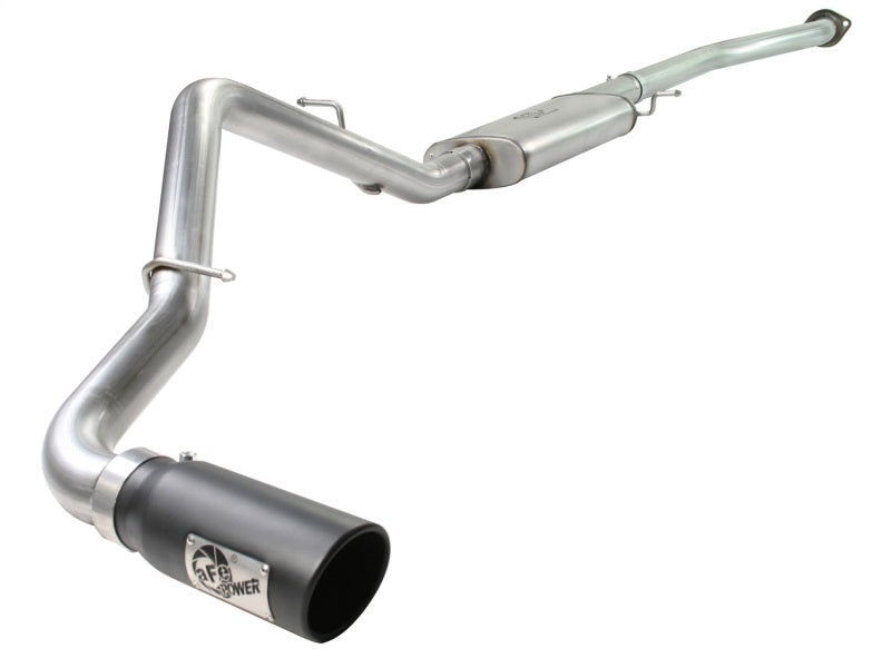 aFe MACHForce XP Exhaust SS-409 Cat-Back w/ 304SS Black Tip 04-07 GM Trucks 1500 V6/V8 Catback aFe